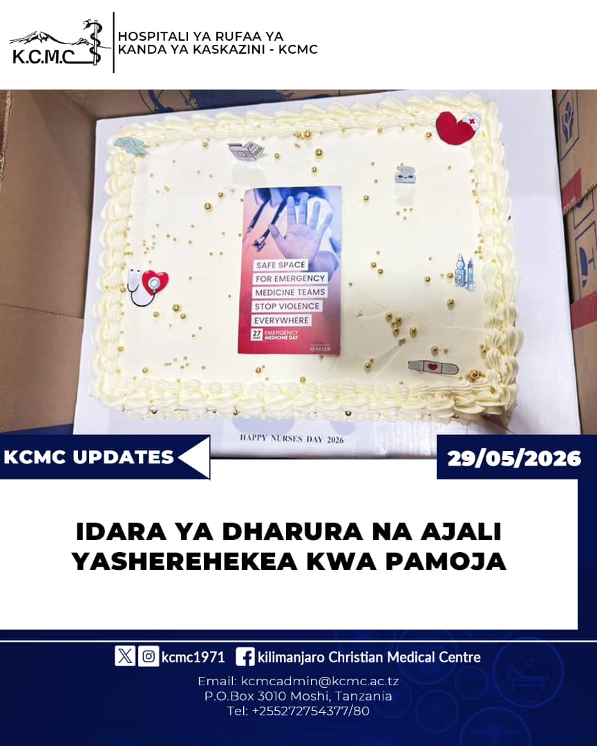 IDARA YA DHARURA NA AJALI YASHEREHEKEA KWA PAMOJA