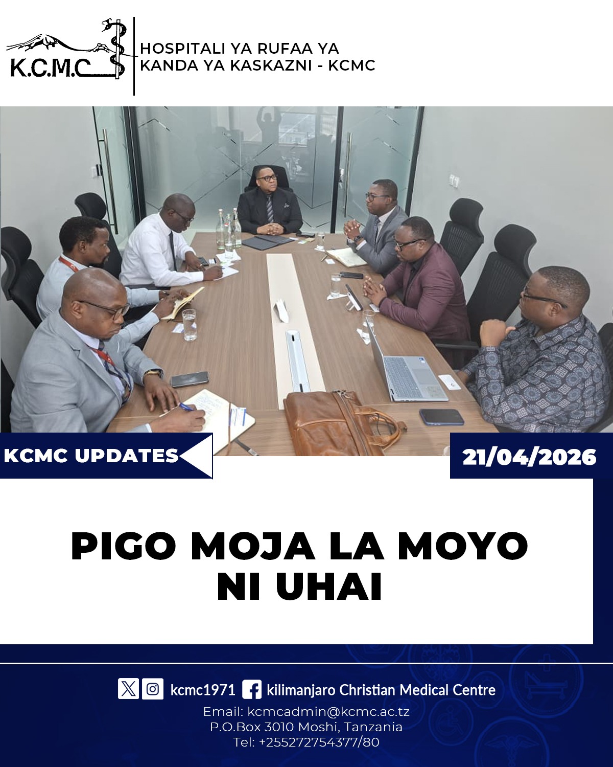 PIGO MOJA LA MOYO NI UHAI