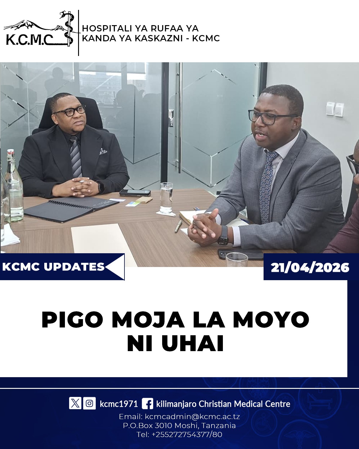 PIGO MOJA LA MOYO NI UHAI