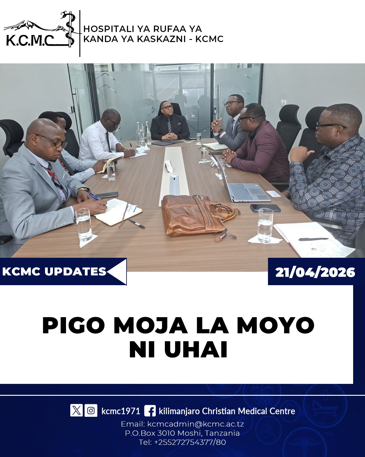 PIGO MOJA LA MOYO NI UHAI