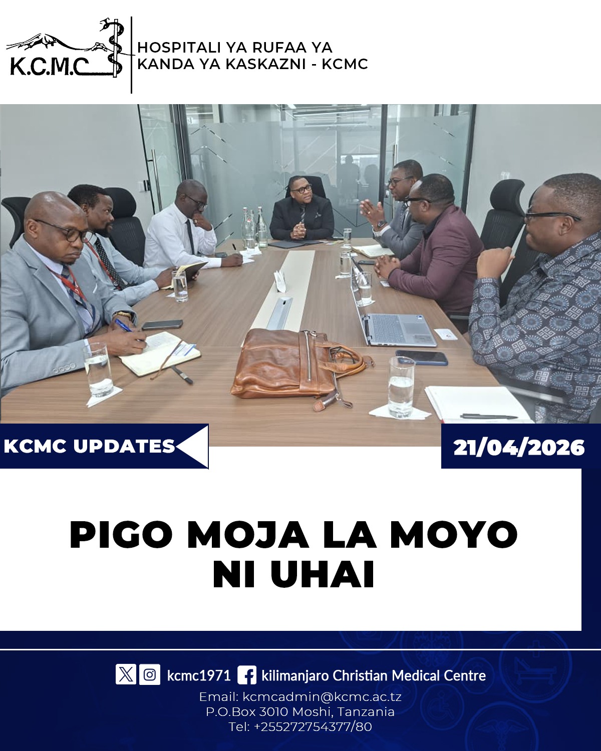 PIGO MOJA LA MOYO NI UHAI