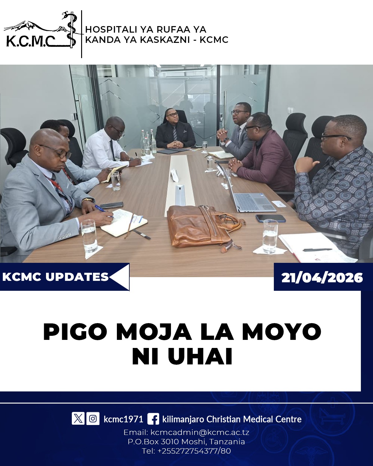 PIGO MOJA LA MOYO NI UHAI