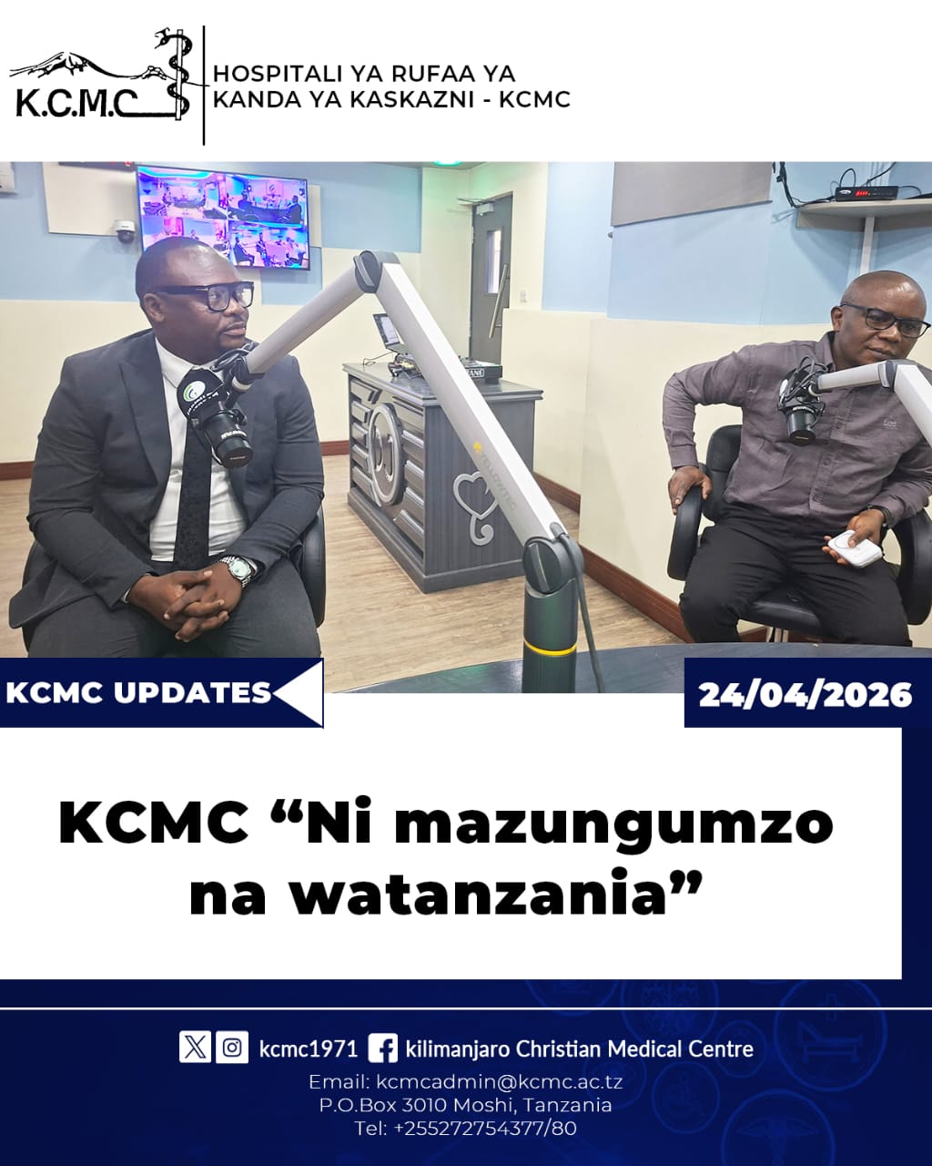 KCMC 'Ni mazungumzo na wananchi'.