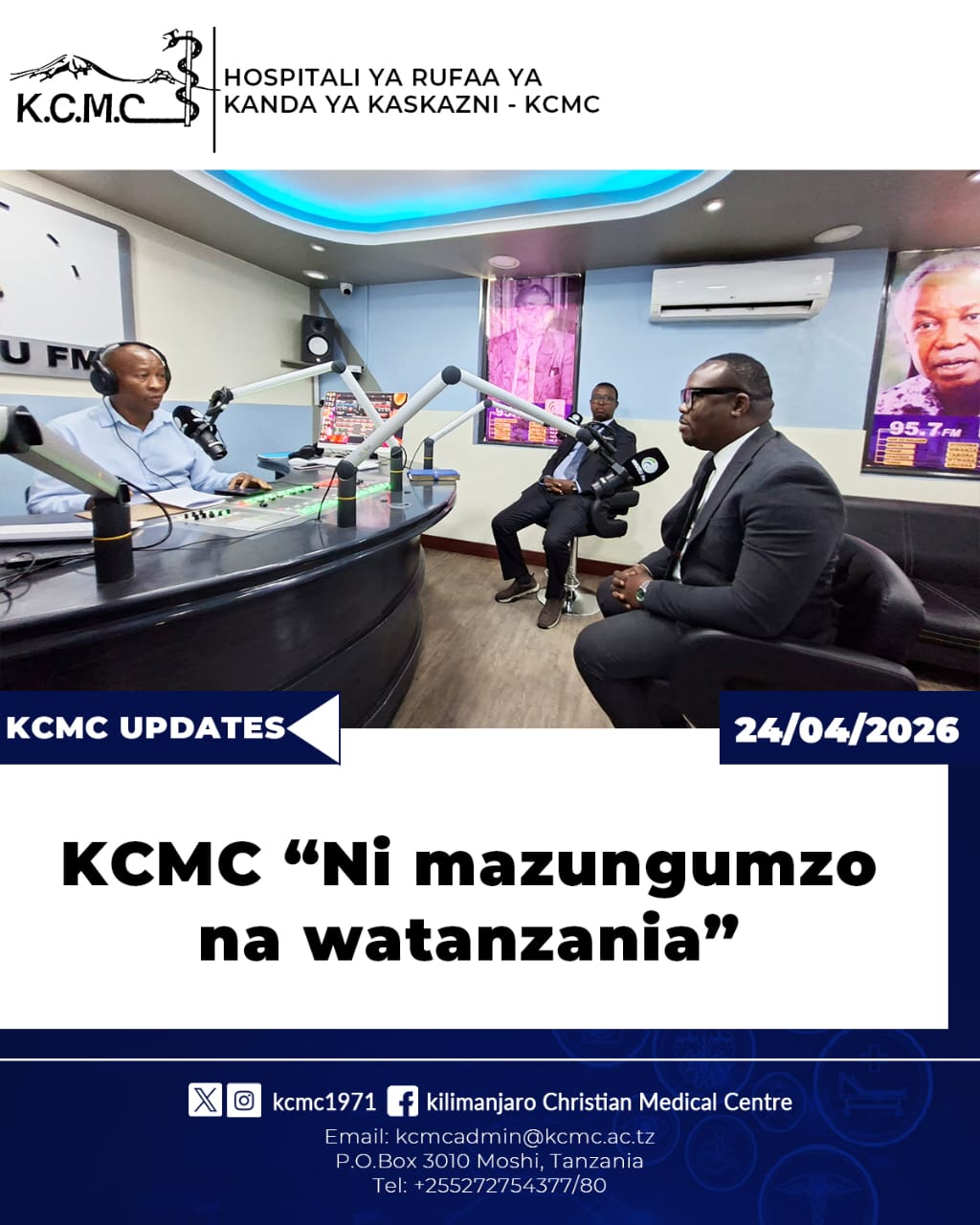 KCMC 'Ni mazungumzo na wananchi'.