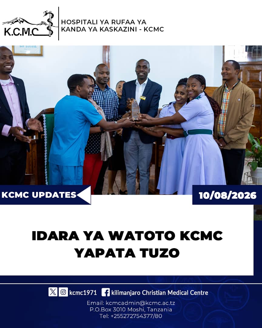 IDARA YA WATOTO KCMC YAPATA TUZO