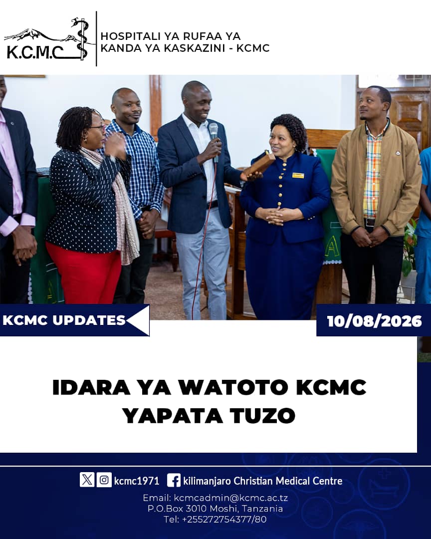 IDARA YA WATOTO KCMC YAPATA TUZO