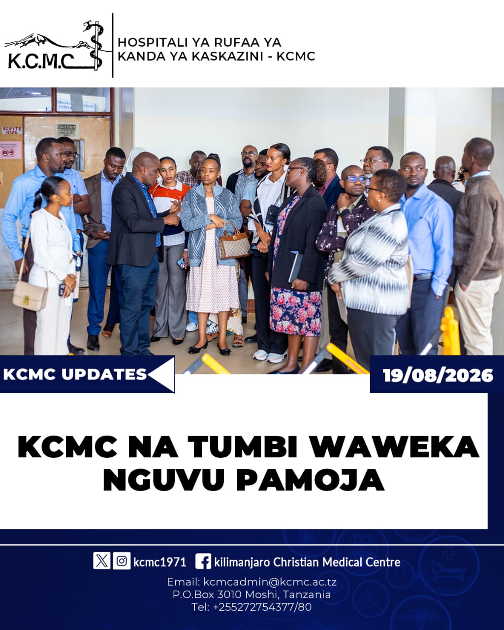 KCMC NA TUMBI WAWEKA NGUVU PAMOJA