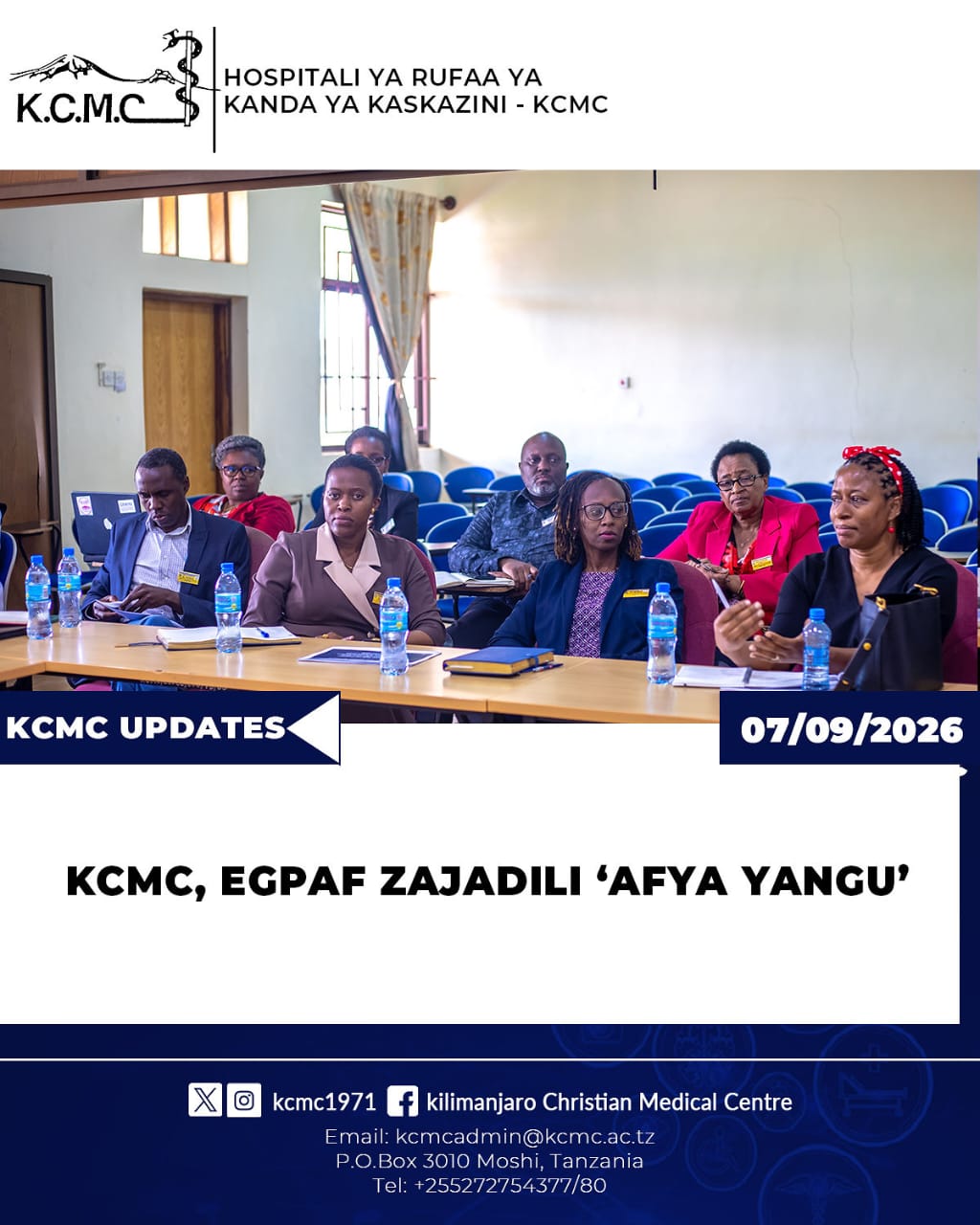 KCMC, EGPAF ZAJADILI AFYA YANGU