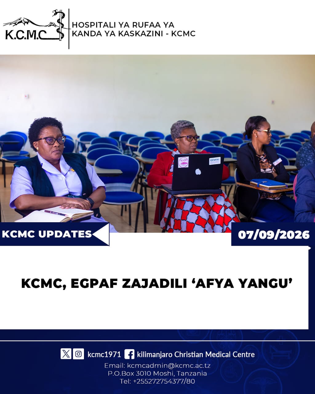 KCMC, EGPAF ZAJADILI AFYA YANGU